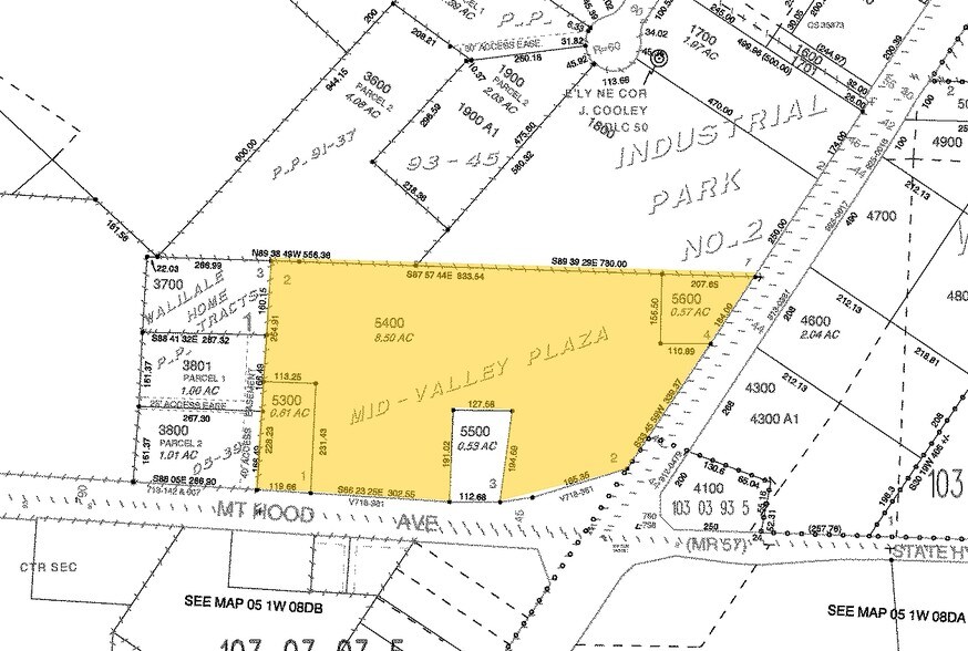 1561-1755 Mount Hood Ave, Woodburn, OR à louer - Plan cadastral - Image 3 de 12