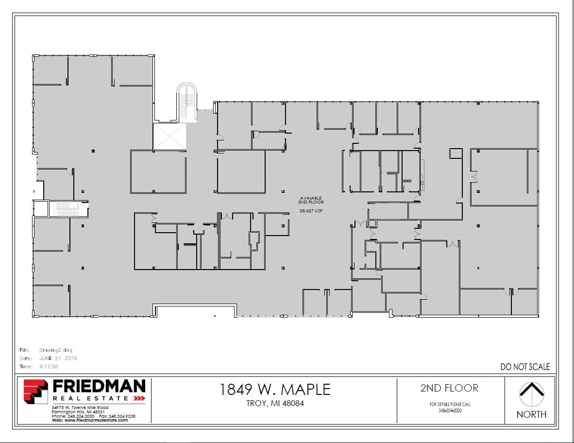1849 W Maple Rd, Troy, MI for lease Floor Plan- Image 1 of 1