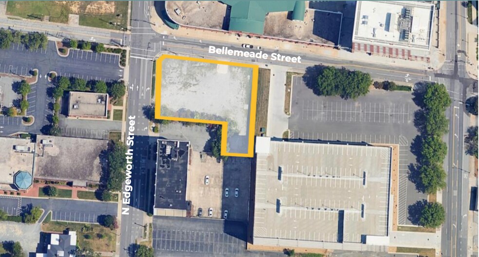 429 Bellemeade St, Greensboro, NC à vendre - Aérien - Image 1 de 7