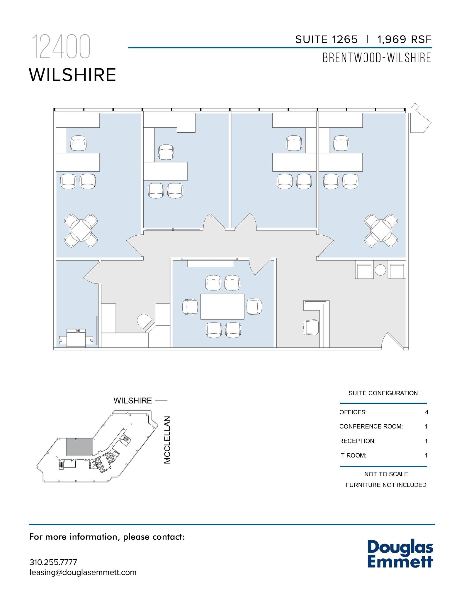 12400 Wilshire Blvd, Los Angeles, CA à louer Plan d’étage- Image 1 de 1