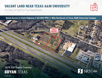 More details for 161 Earl Rudder Fwy, College Station, TX - Land for Sale