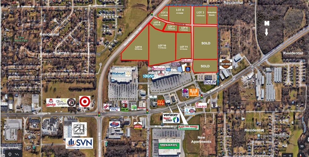 3600 W Sunshine St, Springfield, MO for sale - Building Photo - Image 1 of 2