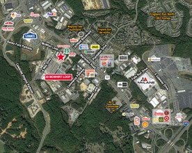 33 McWhirt Loop, Fredericksburg, VA - Aérien Vue de la carte