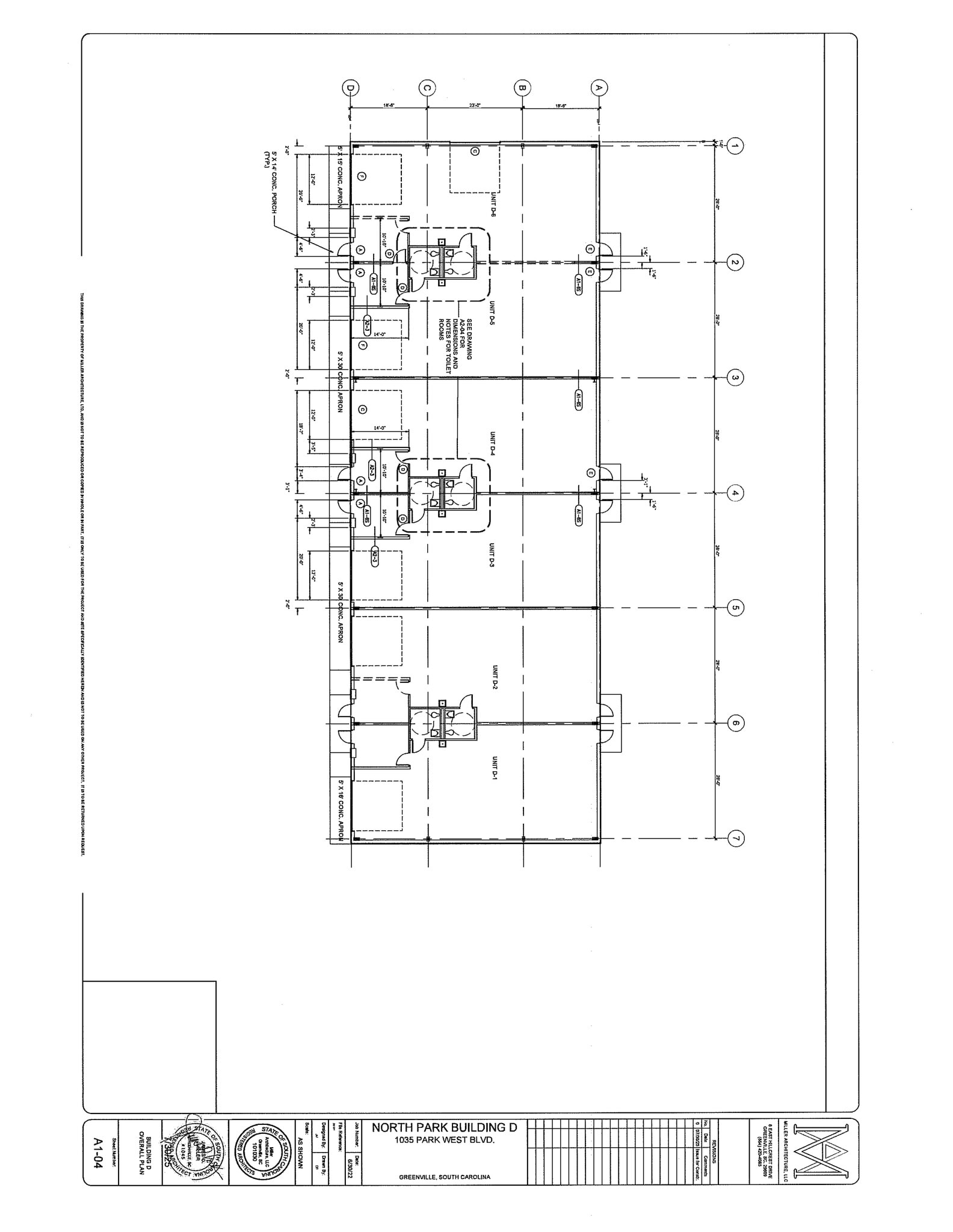 1035 Park West Boulevard, Greenville, SC for lease Site Plan- Image 1 of 1