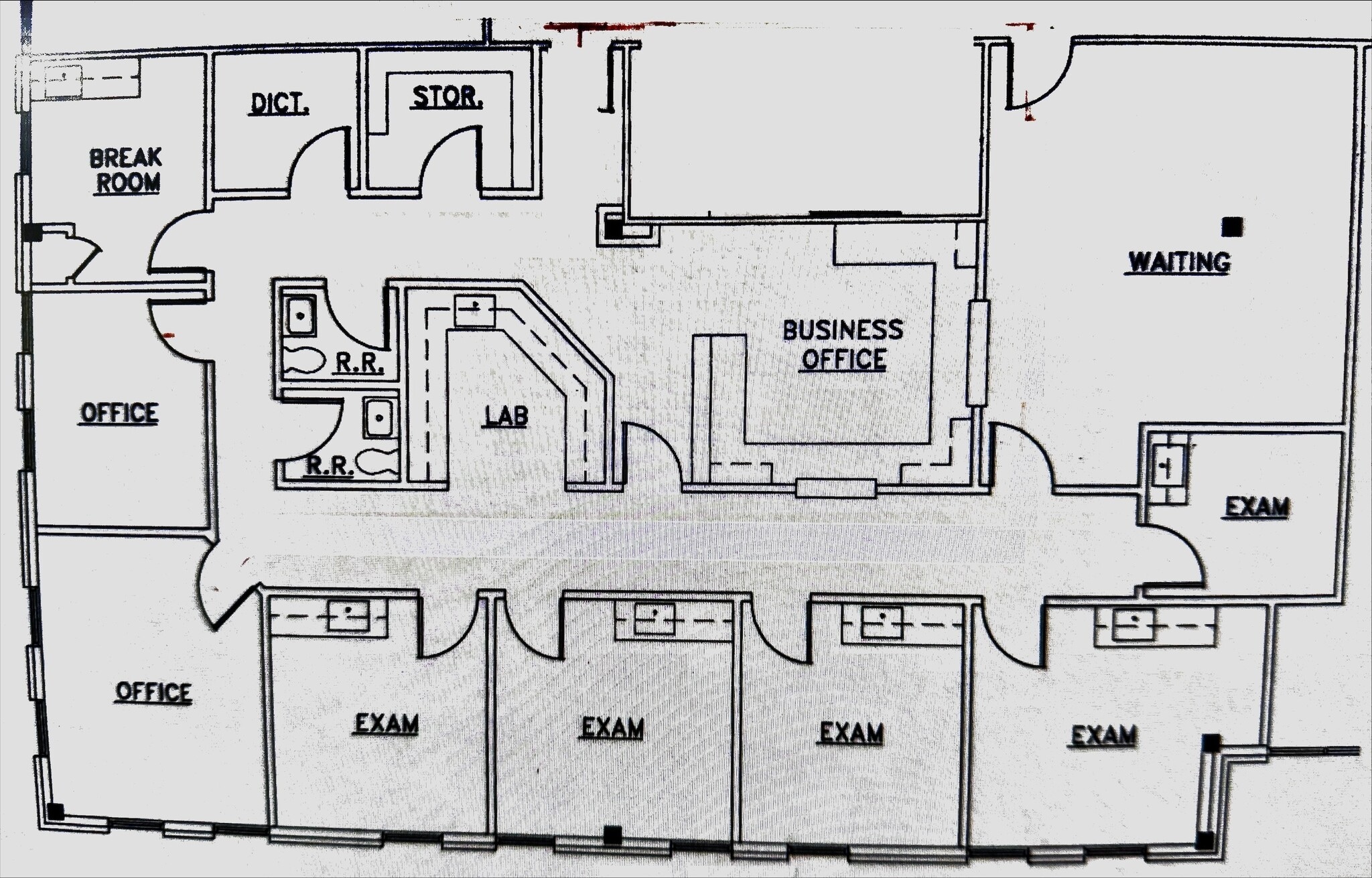 6820 Parkdale Pl, Indianapolis, IN for lease Floor Plan- Image 1 of 1