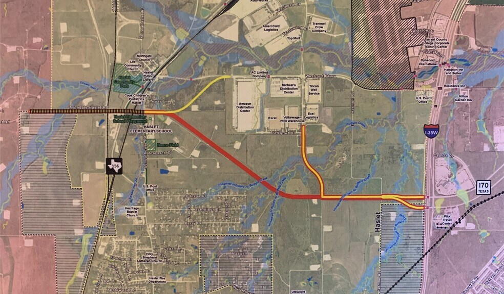 SWC Hwy 156 Avondale-Haslet Rd, Haslet, TX à louer - Photo du bâtiment - Image 2 de 5