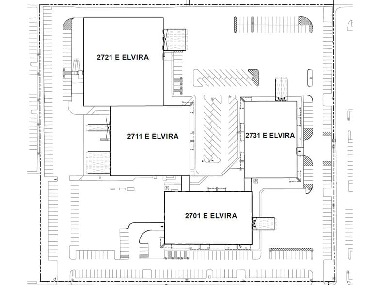 2701-2731 E Elvira Rd, Tucson, AZ for lease - Building Photo - Image 3 of 4
