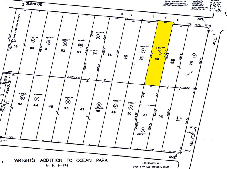 4223 Glencoe Ave, Marina Del Rey, CA à louer - Plan cadastral - Image 2 de 13