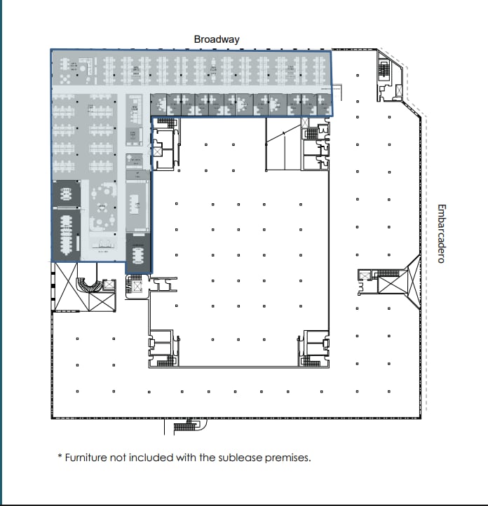 650 Davis St, San Francisco, CA for lease Floor Plan- Image 1 of 1