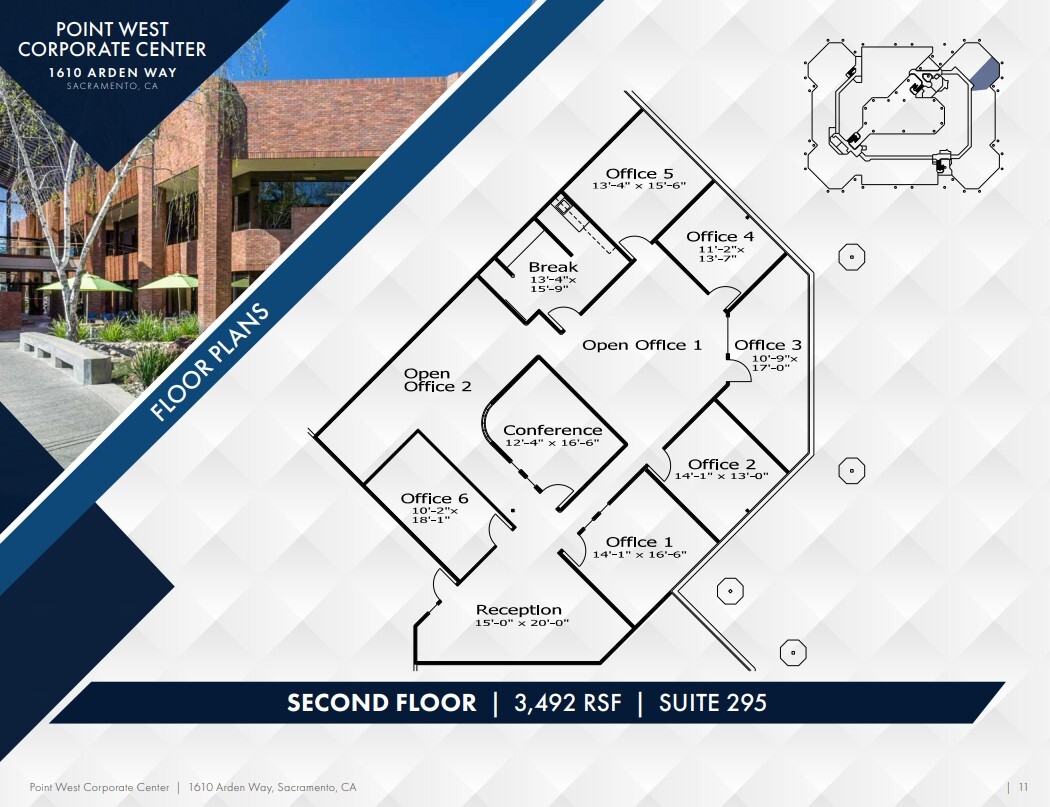 1610 Arden Way, Sacramento, CA for lease Floor Plan- Image 1 of 1