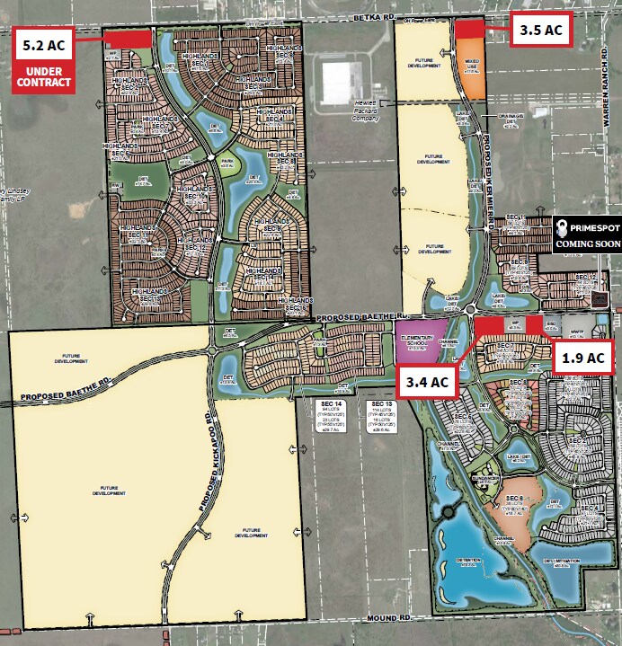 Grand Prairie Commercial Reserves, Betka Rd & Kerm, Hockley, TX à vendre Photo principale- Image 1 de 2