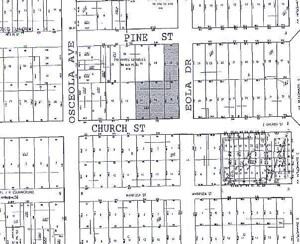 509 E Church St, Orlando, FL à vendre Plan cadastral- Image 1 de 2