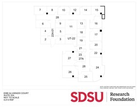 6475 Alvarado Rd, San Diego, CA à louer Plan de site- Image 1 de 1