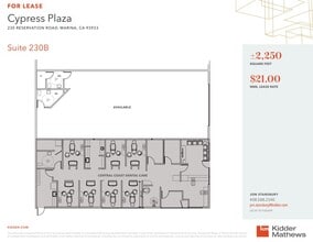 226-232 Reservation Rd, Marina, CA for lease Floor Plan- Image 1 of 1