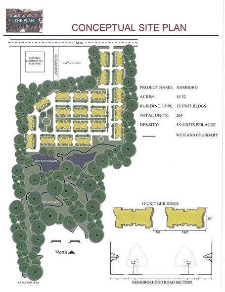 7012 E M-36, Whitmore Lake, MI à vendre - Plan de site - Image 2 de 3