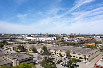 2-30 Ashwarren Rd, Toronto, ON - aerial  map view