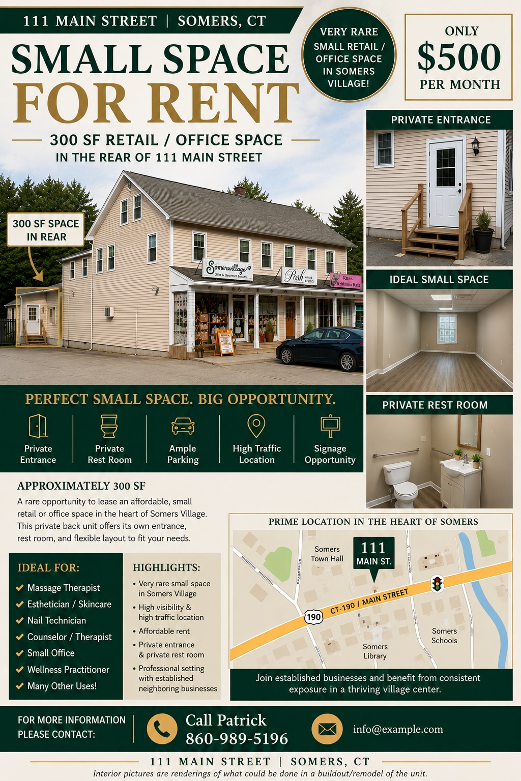 111 Main St, Somers, CT for lease Interior Photo- Image 1 of 1