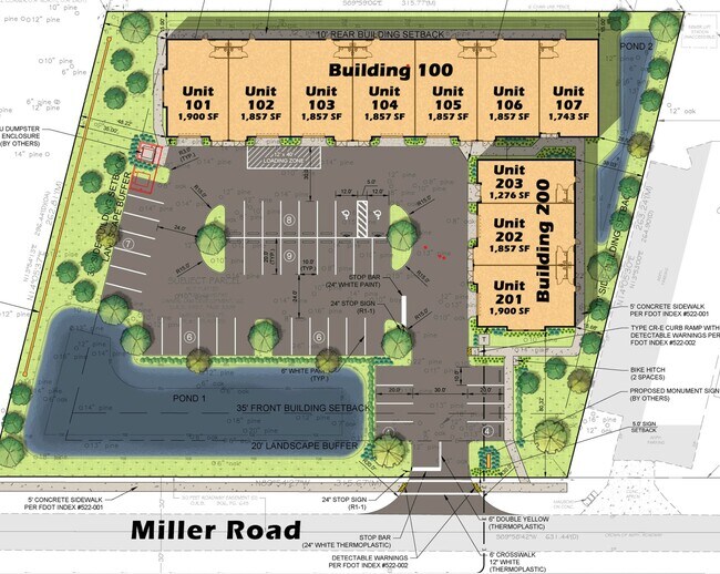 Plus de détails pour 130 Miller Rd, Orange City, FL - Flex à vendre