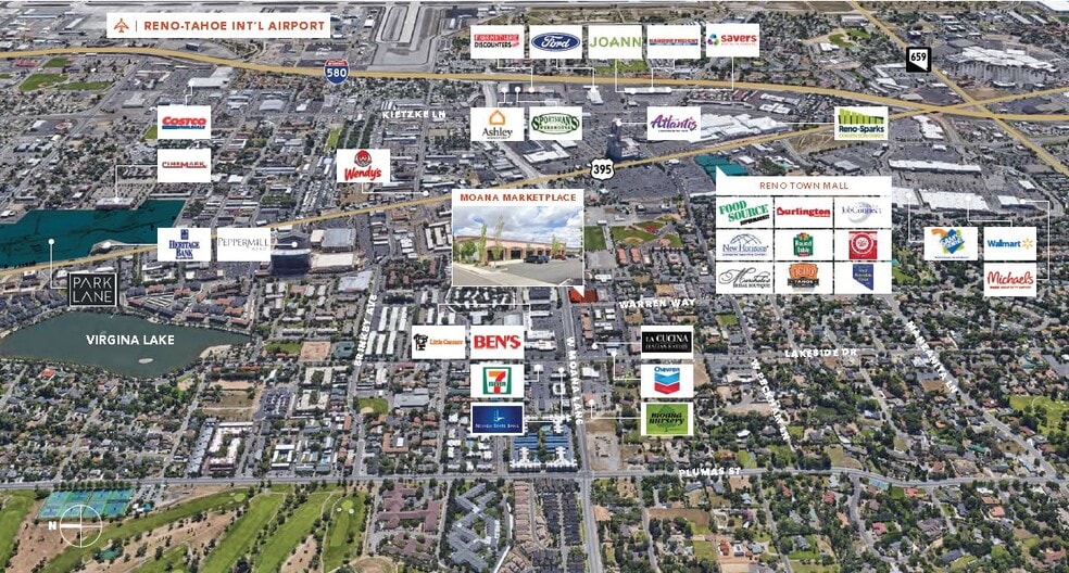 3600 Warren Way, Reno, NV à louer - Aérien - Image 3 de 4