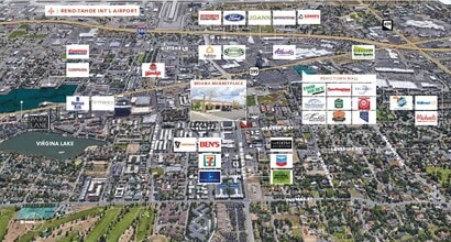 3600 Warren Way, Reno, NV - Aérien  Vue de la carte