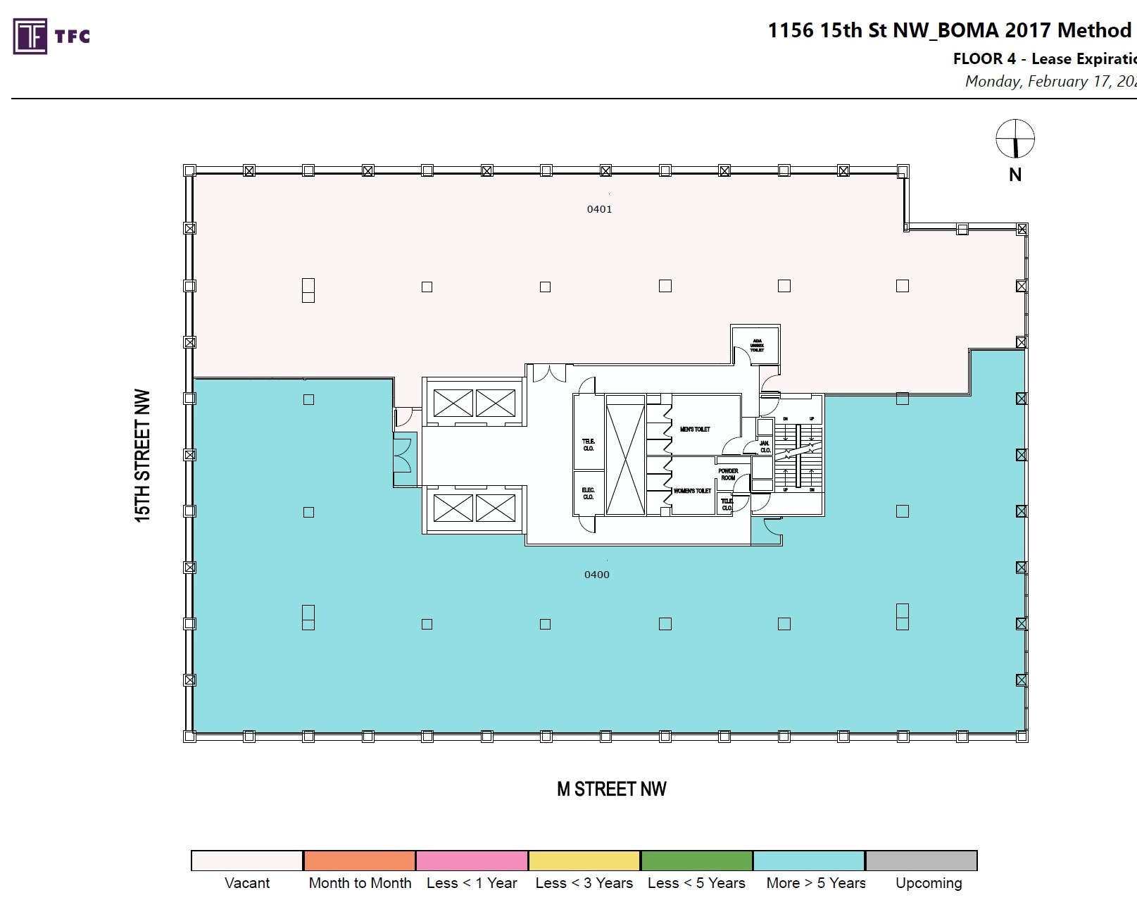 1156 15th St NW, Washington, DC à louer Plan d’étage- Image 1 de 1