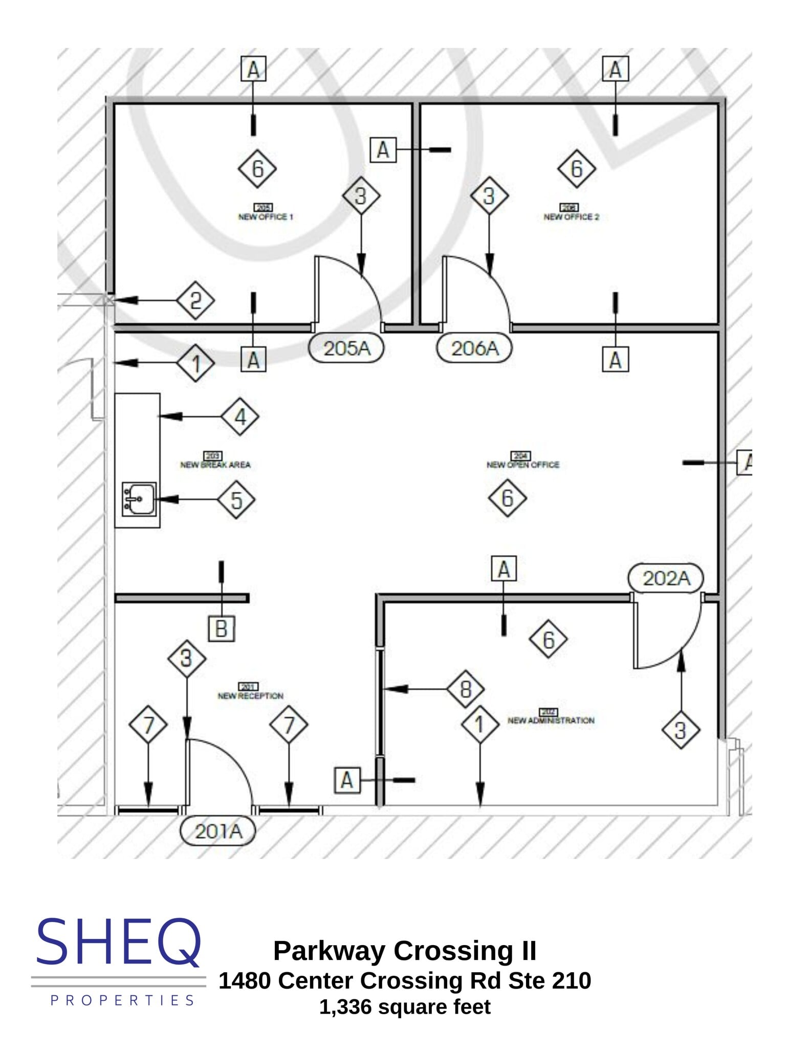 1480 Center Crossing Rd, Las Vegas, NV à louer Plan de site- Image 1 de 1