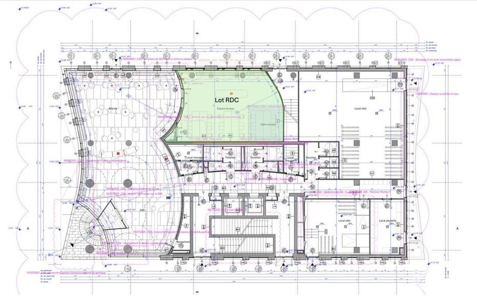 Bureau dans Bordeaux à louer - Plan d’étage - Image 3 de 7