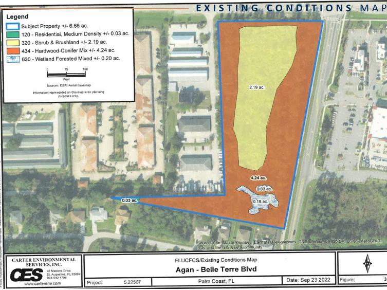 E Moody Blvd, Palm Coast, FL for sale - Plat Map - Image 2 of 2