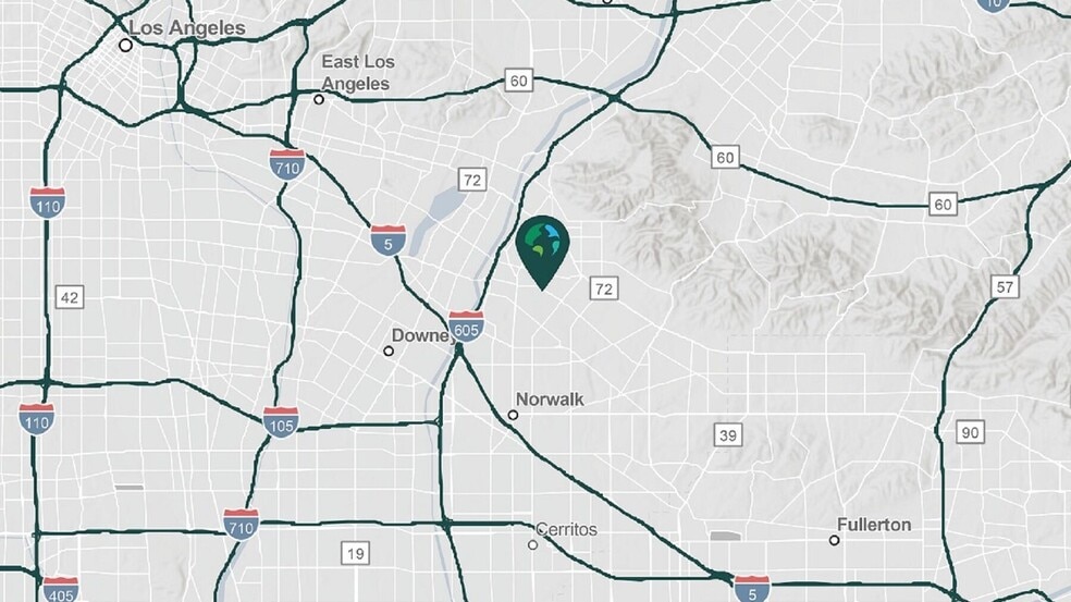 12115 Burke St, Santa Fe Springs, CA for lease - Aerial - Image 3 of 15