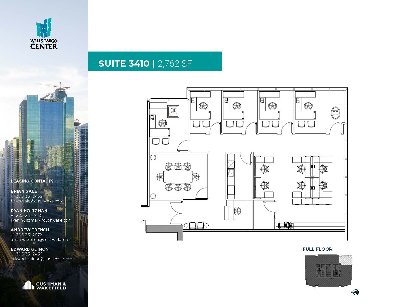 333 SE 2nd Ave, Miami, FL for lease Floor Plan- Image 1 of 1