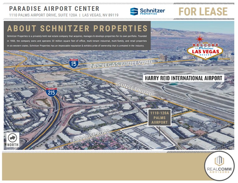 1110 Palms Airport Dr, Las Vegas, NV à louer - Aérien - Image 3 de 3