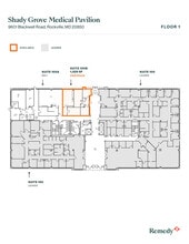 9601 Blackwell Rd, Rockville, MD à louer Plan d’étage- Image 1 de 1