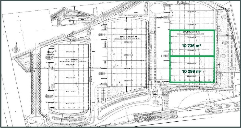 Industriel dans Survilliers à louer - Plan de site - Image 2 de 2
