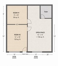 20740-20750 Carrey Rd, Walnut, CA for lease Floor Plan- Image 1 of 7