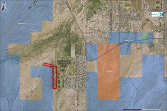 Adjoining Mt. Graham Municipal Golf Course, Thatcher, AZ - AÉRIEN  Vue de la carte - Image1