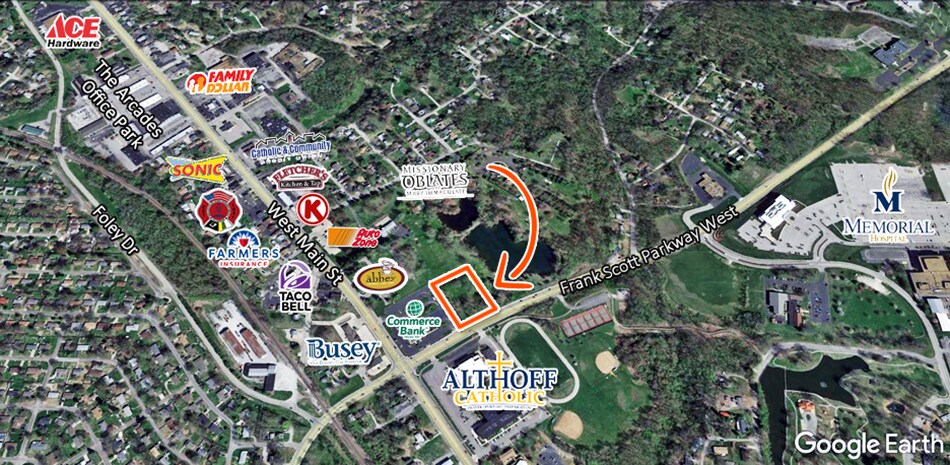 1941 Frank Scott Parkway West St, Belleville, IL à vendre - Photo du bâtiment - Image 2 de 3