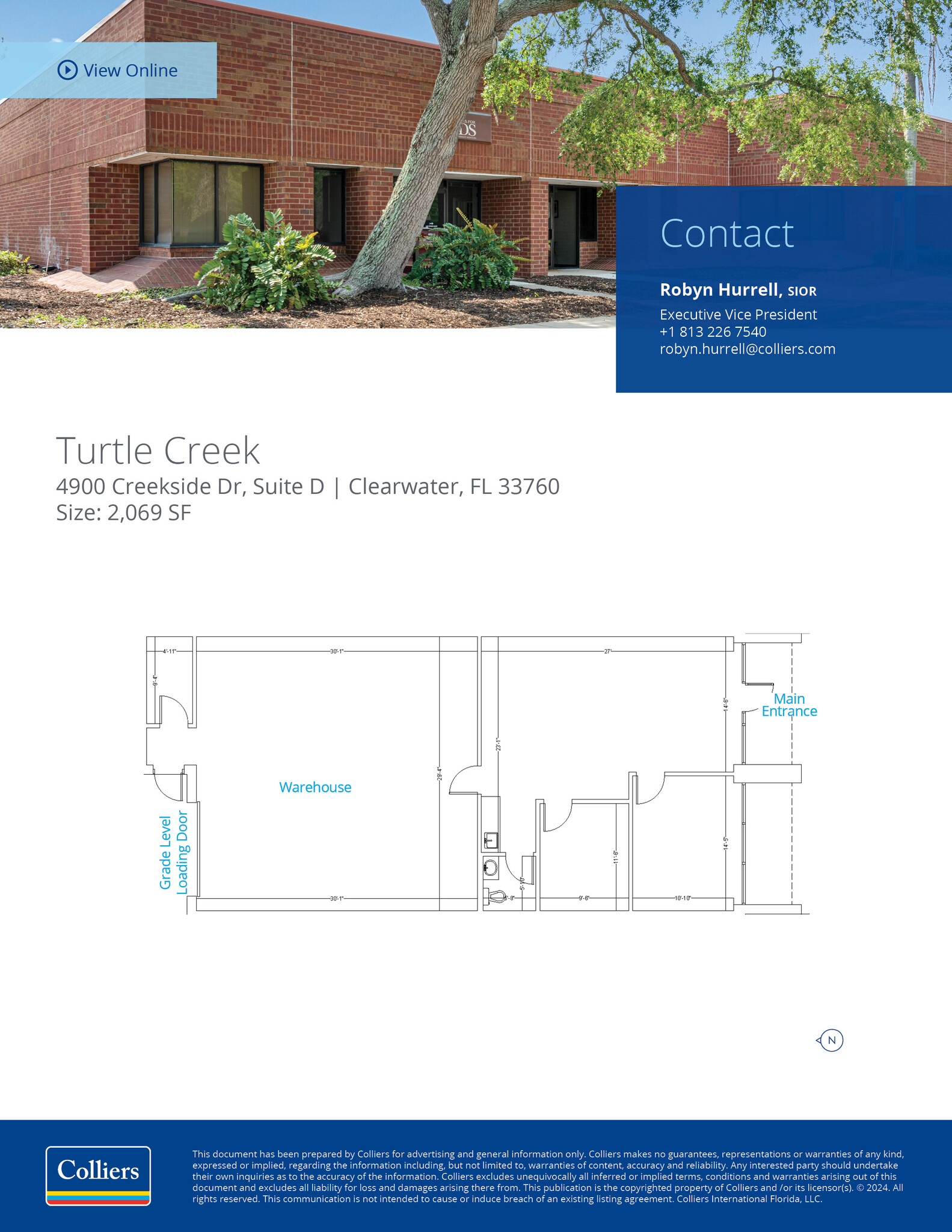 4900 Creekside Dr, Clearwater, FL for lease Building Photo- Image 1 of 4