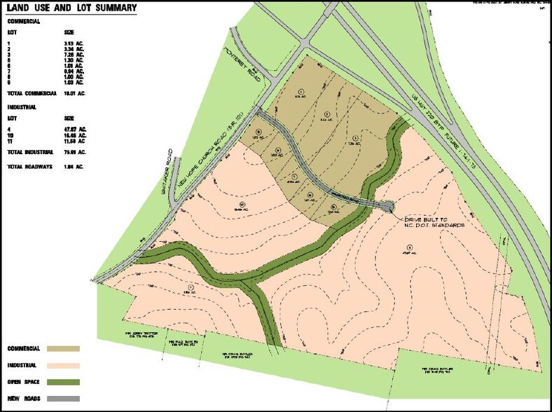 New Hope Church Rd, Asheboro, NC à vendre - Plan cadastral - Image 3 de 3