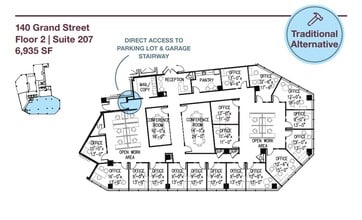 140 Grand St, White Plains, NY à louer Plan d’étage- Image 2 de 3