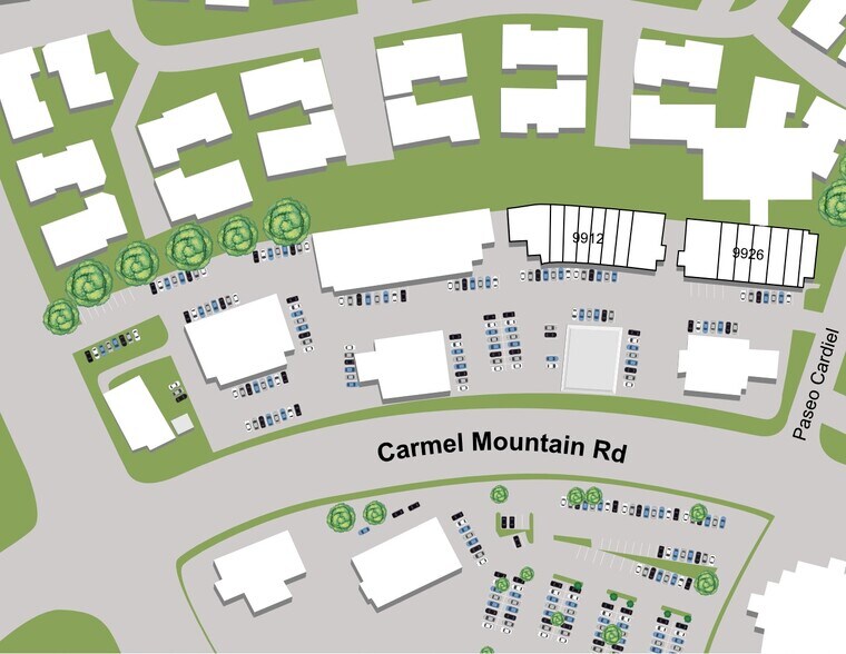9840-9926 Carmel Mountain Rd, San Diego, CA à louer - Plan de site - Image 3 de 4