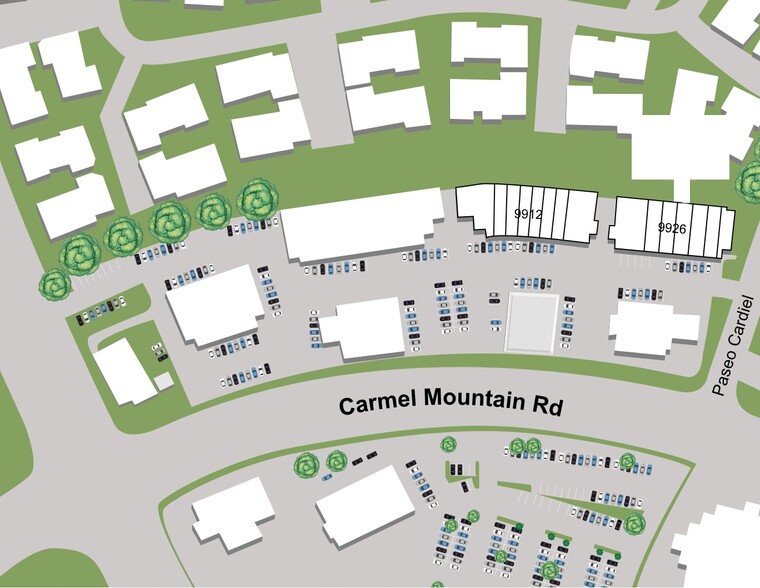 9840-9926 Carmel Mountain Rd, San Diego, CA for lease - Site Plan - Image 3 of 4