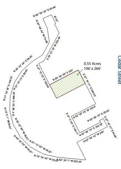 6250 S Cedar St, Lansing, MI à vendre - Plan cadastral - Image 2 de 3