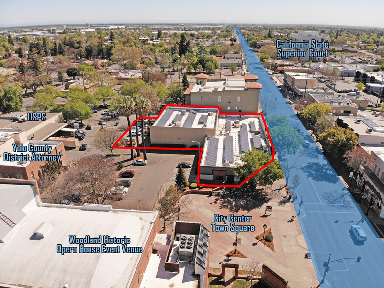 703-711 Main St, Woodland, CA for sale - Aerial - Image 1 of 1