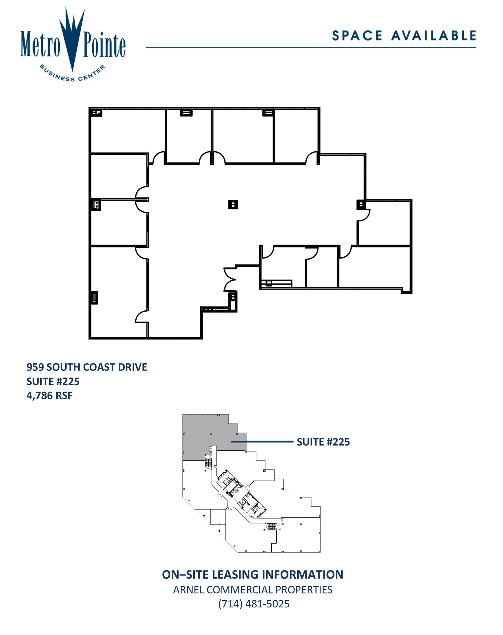 959 S Coast Dr, Costa Mesa, CA for lease Floor Plan- Image 1 of 1