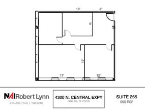 4300 N Central Expy, Dallas, TX for lease Floor Plan- Image 1 of 1