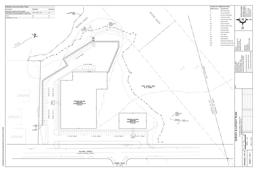 60 Pulaski St, Peabody, MA for lease - Site Plan - Image 1 of 3