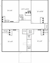 1060 Franklin Rd, Marietta, GA à louer Plan d’étage- Image 2 de 2