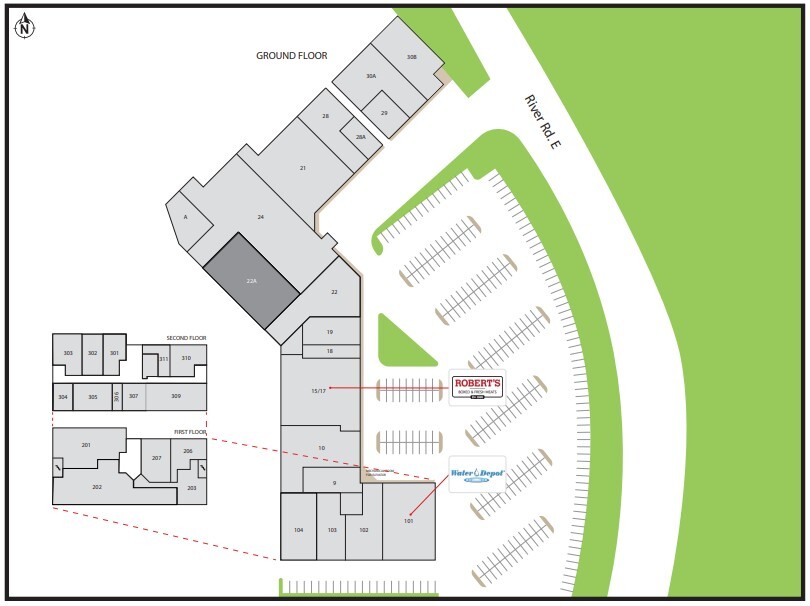 1601 River Rd E, Kitchener, ON for lease Site Plan- Image 1 of 1