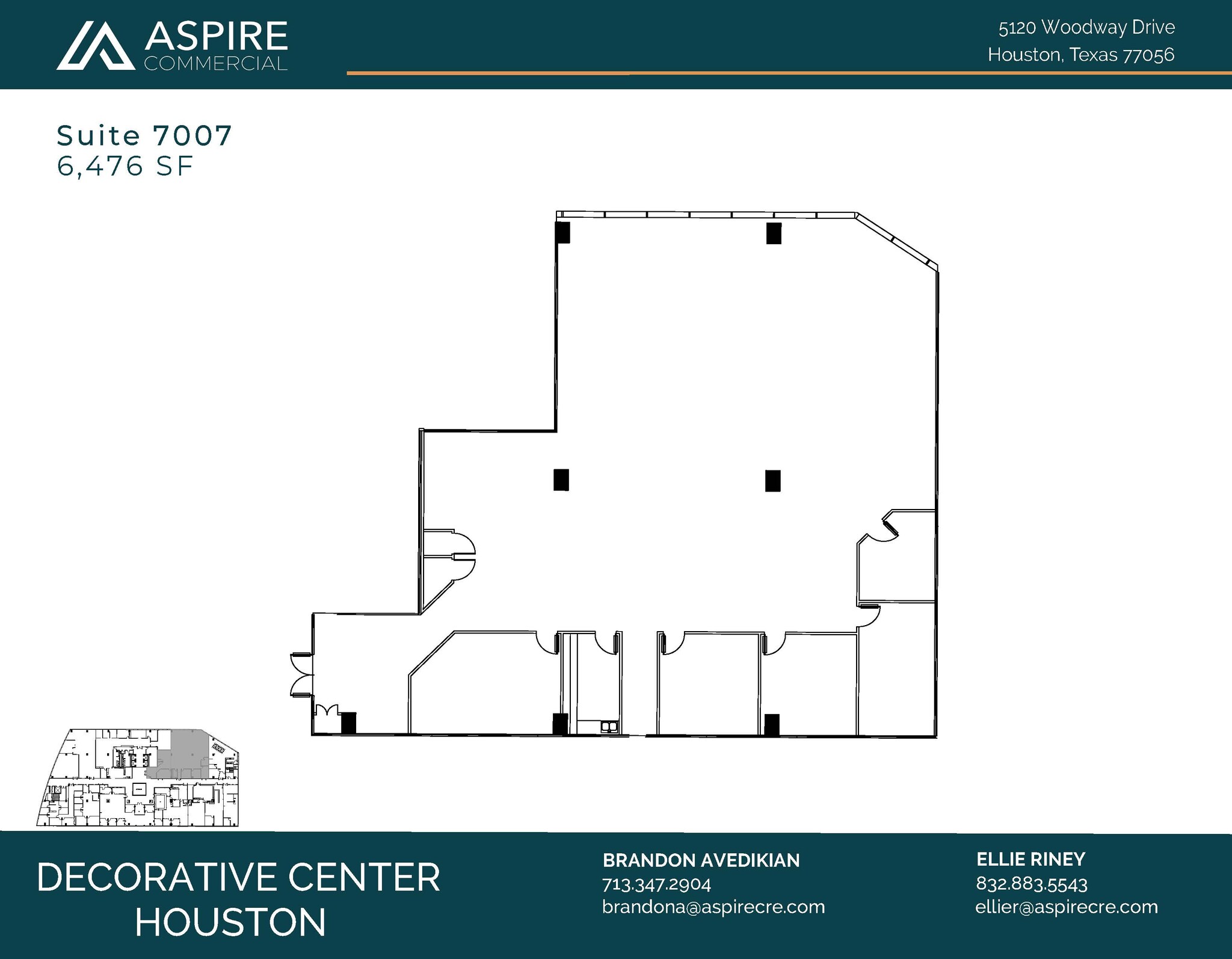 5120 Woodway Dr, Houston, TX for lease Floor Plan- Image 1 of 1