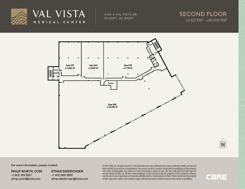 3345 S Val Vista Dr, Gilbert, AZ for lease Floor Plan- Image 1 of 1